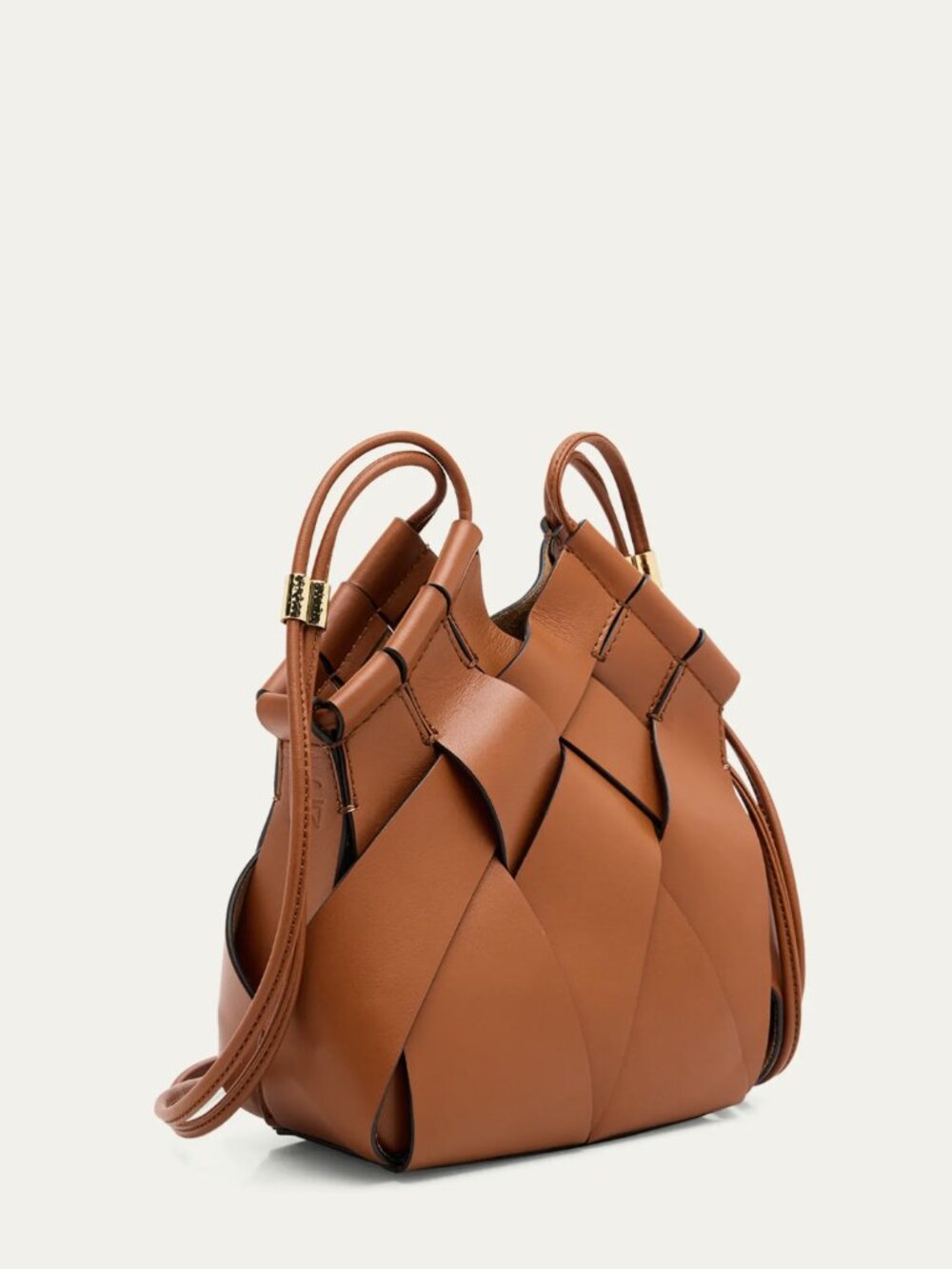 Ulla Johnson Charlotte Woven Leather Crossbody - Picture 3 of 13